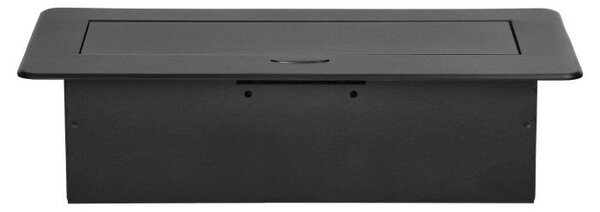 Výklopný blok zapuštěný ORNO OR-GM-9034/B, 2x 230V, 1x USB-A, 1x USB-C, černá