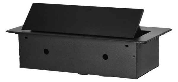 Výklopný blok zapuštěný ORNO OR-GM-9034/B, 2x 230V, 1x USB-A, 1x USB-C, černá