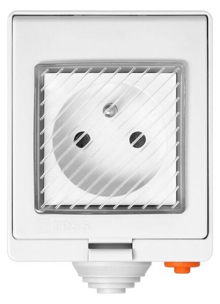 Chytrá zásuvka s TUYA ORNO OR-SH-17405 Smart Home, IP55, na omítku