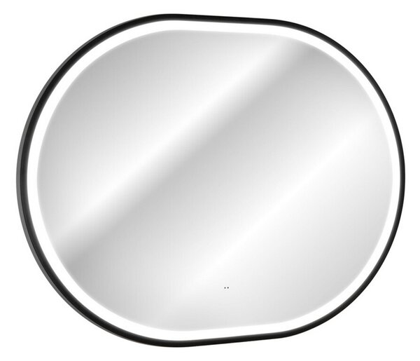 Zrcadlo LED APOLLO BLACK 90x70cm