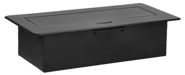Výklopný blok zapuštěný ORNO OR-GM-9034/B, 2x 230V, 1x USB-A, 1x USB-C, černá