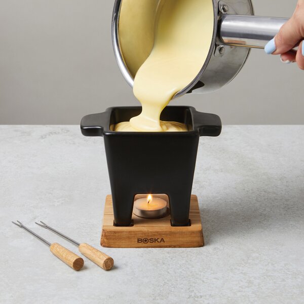 Sada na fondue Tapas, 300ml, Boska, černá
