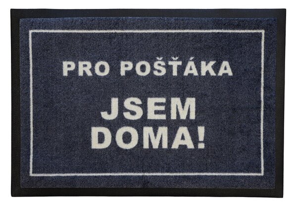 GDmats, POSLEDNÍ ŠANCE: Rohožka Pro pošťáka jsem doma 40x60 cm - na ven i na doma, 40x60, šedá
