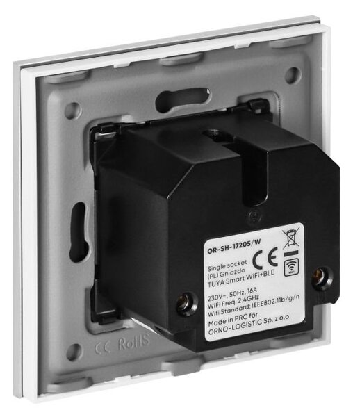 Chytrá zásuvka s TUYA ORNO OR-SH-17205/W Smart Home, pod omítku