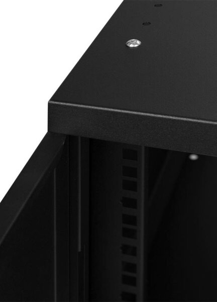 RACK skříň závěsná NEKU TS 10" 6U 300mm, samosestavitelná, černá 9005