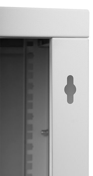RACK skříň závěsná NEKU TS 10" 6U 300mm, samosestavitelná, šedá 7035