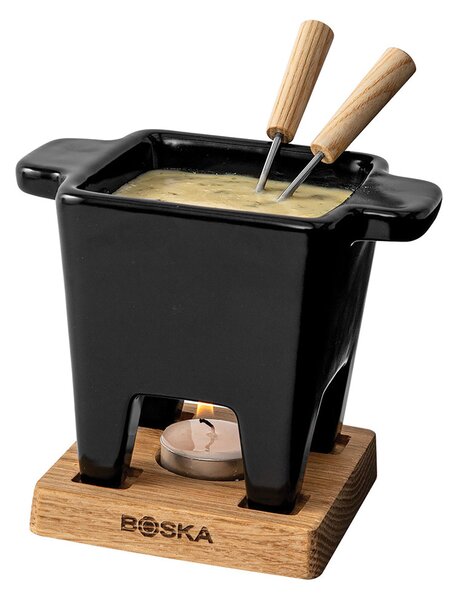 Sada na fondue Tapas, 300ml, Boska, černá