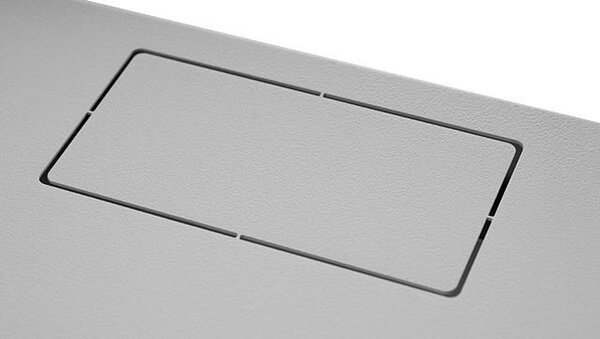 RACK skříň závěsná NEKU TS 10" 6U 300mm, samosestavitelná, šedá 7035