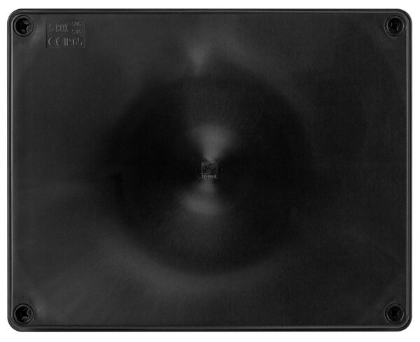 Plastová instalační krabice hermetická S-BOX 516C, 240x190x90mm IP65, černá, UV