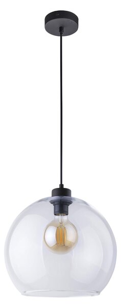 TK-LIGHTING Závěsné moderní svítidlo na lanku CUBUS, 1xE27, 60W, koule, čiré 2076