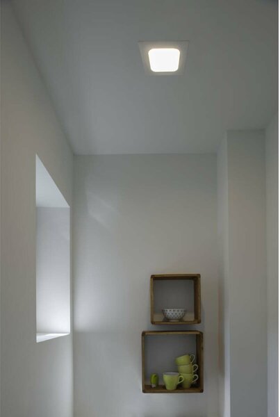BIG WHITE SLV SENSER 12 Indoor, stropní LED svítidlo, hranaté, bílé, 3000K 1003011