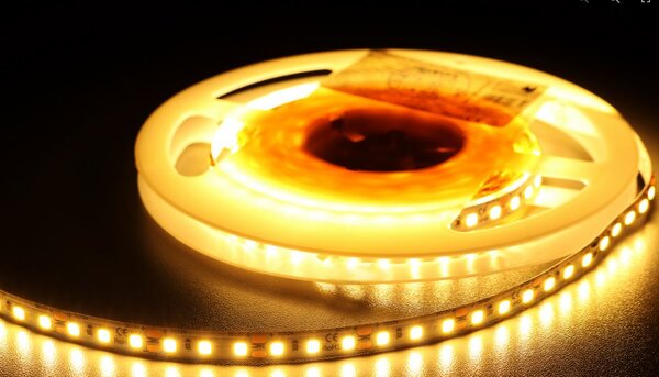Profi LED pásek MW Lighting HQS-9.6W-120LED-WW-WP-12V 12VDC, 3000K, 12V, 5m, IP64, teplá bílá