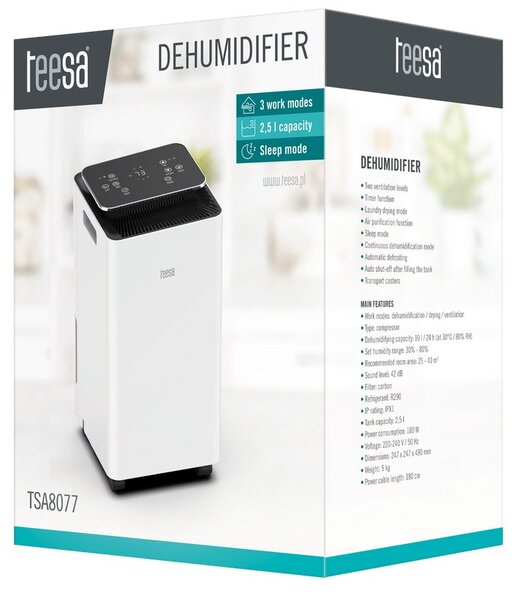 Odvlhčovač vzduchu Teesa TSA8077