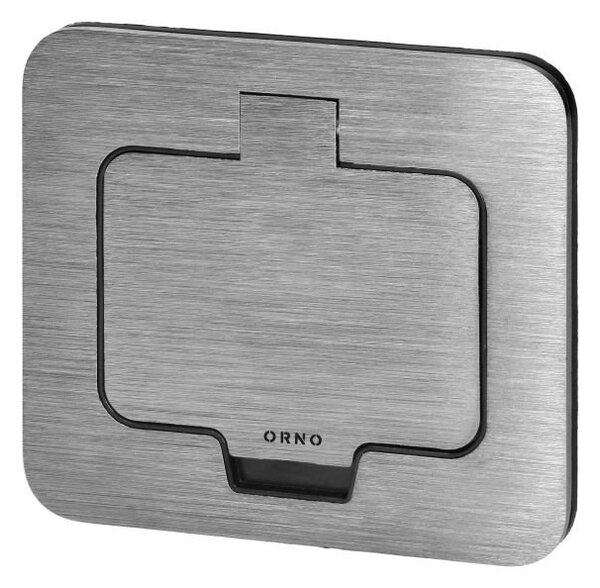 Zapuštěná zásuvka s víčkem, hermeticky uzavřená ORNO OR-GM-9031, nerez IP55