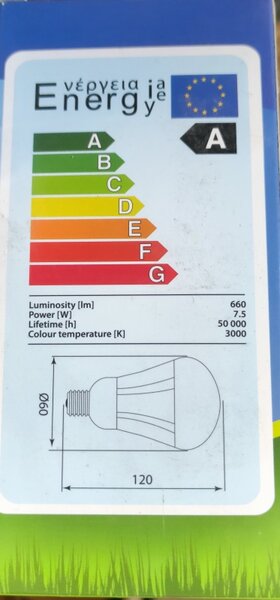 MAX LED LED žárovka E14 C30 12 SMD 5W teplá bílá