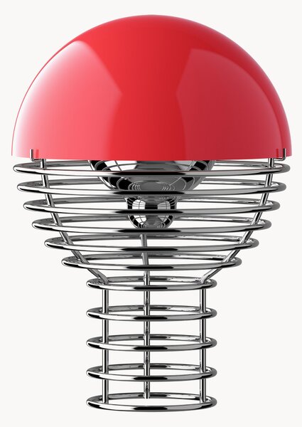 Malá přenosná stmívatelná stolní LED lampa Wire, design Verner Panton
