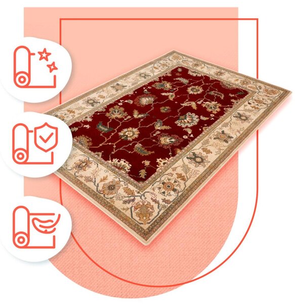Koberec Polonia Loare Velvet Red