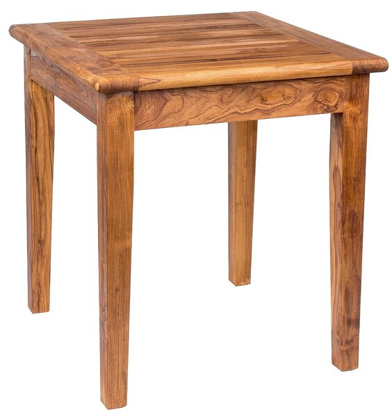Teakový stůl DANTE 70 - 160 × 70 - 90 cm 70 × 70 cm | čtverec | 4 nohy
