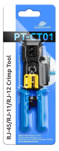 Krimpovací kleště Spacetronik PT-CT01 RJ45, RJ12, RJ11