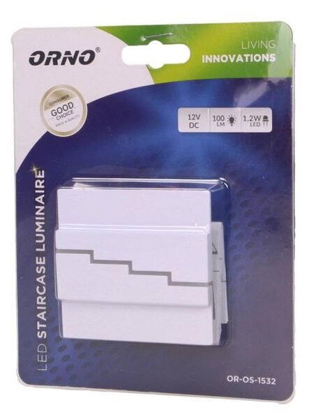 Schodišťové orientační svítidlo Orno LYNX OR-OS-1532L3/W LYNX, 3000K, bílé