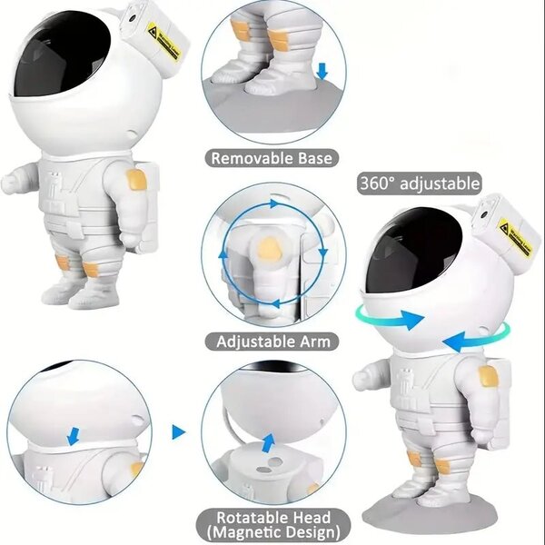 Hvězdný projektor Astronaut s dálkovým ovládáním Dreamsky G-08
