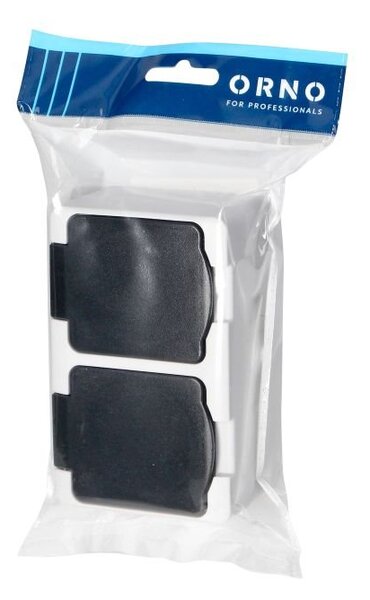 Dvojzásuvka 2x2P+E Orno AQUATIC MINI IP54 OR-OE-7306/WB