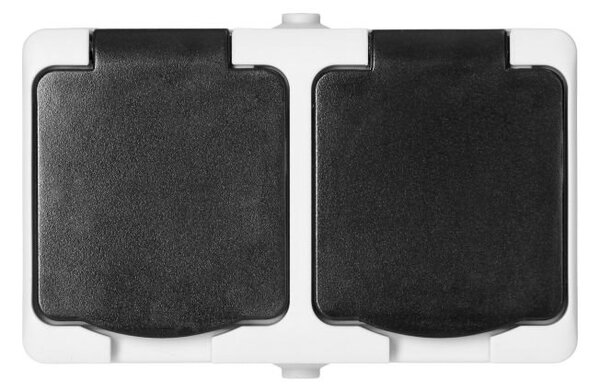 Dvojzásuvka 2x2P+E Orno AQUATIC MINI IP54 OR-OE-7306/WB