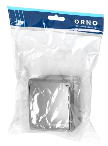 Zásuvka 2P+E Orno AQUATIC PRO IP54 OR-OE-7405-GR šedá