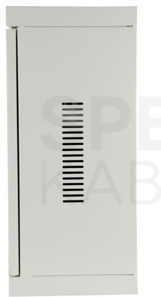 Kovový rozváděč montážní skříň 540x400x180 mm TPR-3U, záda plech, lesklá bílá