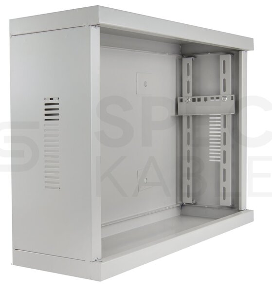 Kovový rozváděč montážní skříň 540x400x180 mm TPR-3U, záda plech, lesklá bílá