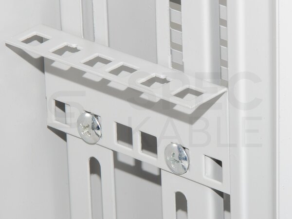 Kovový rozváděč montážní skříň 540x350x120 mm TPR-2U, záda plech, lesklá bílá