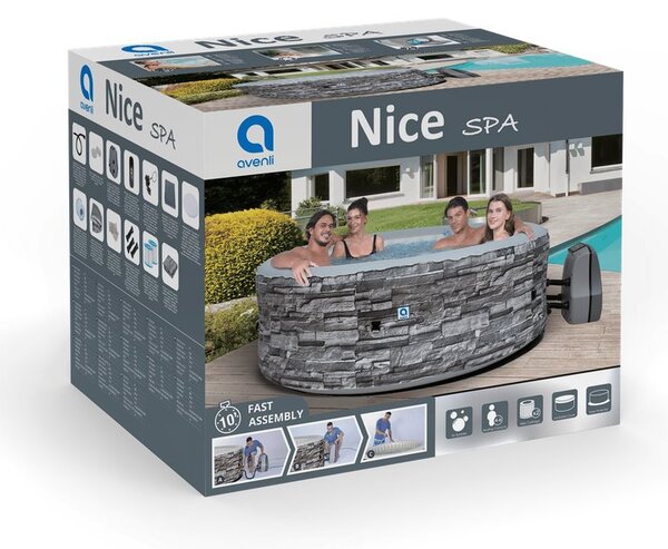 AVENLI NICE jacuzzi CIHLA - nafukovací vířivka pro 6 osob