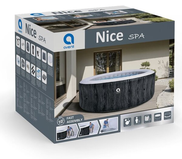 AVENLI NICE jacuzzi WOOD - nafukovací vířivka pro 6 osob