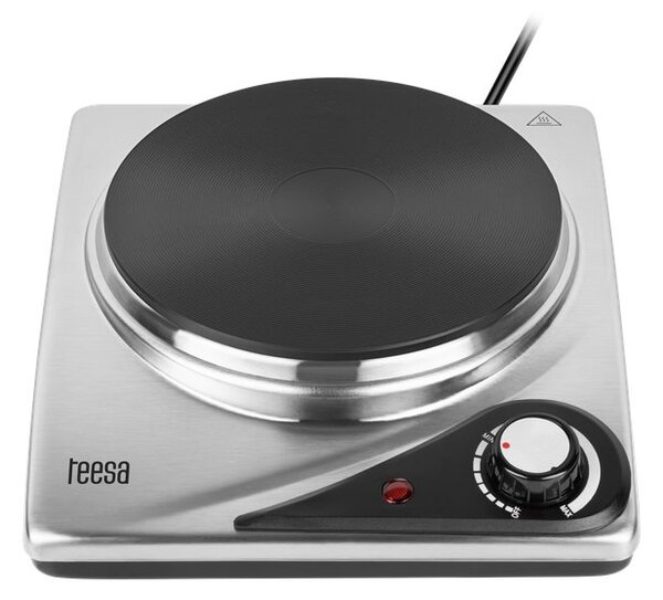 Vařič elektrický jednoplotýnkový TEESA TSA0202, 1500W, nerez