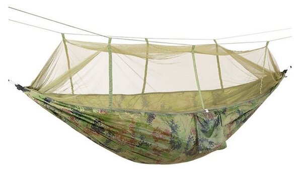 Hamaka s moskytiérou SAP AG233F, 260x140cm, army