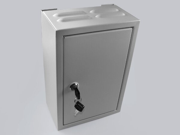 Kovový rozvaděč montážní skříň TPR-2 200x300x120mm, RAL7035 šedá