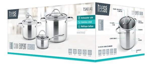 Sada hrnců TEESA COOK EXPERT MASTER TSA0141, 6ks
