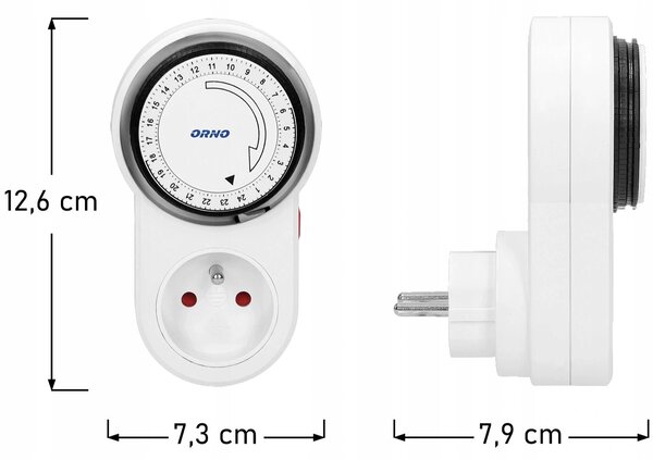 Zásuvka spínací mechanická ORNO OR-PRE-443