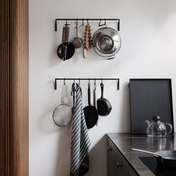 FERM LIVING Dřevěný podnos Bon X Small, Smoked Oak