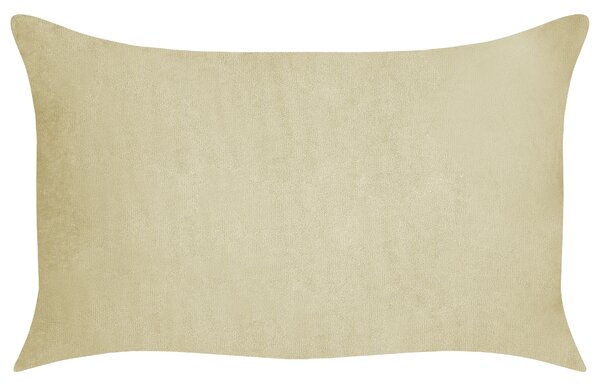 Sada 2 dekorativních polštářů MILLET Manšestr 30 x 50 cm Olivově zelená Geometrický vzor