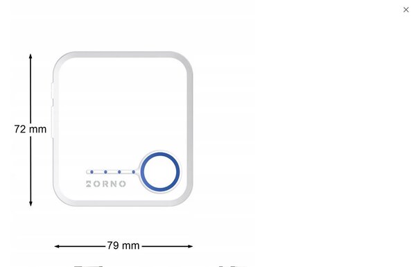 Bezdrátový zvonek OR-DB-MK-175/W s SOS tlačítkem, Tuya, dosah až 200m, bílá