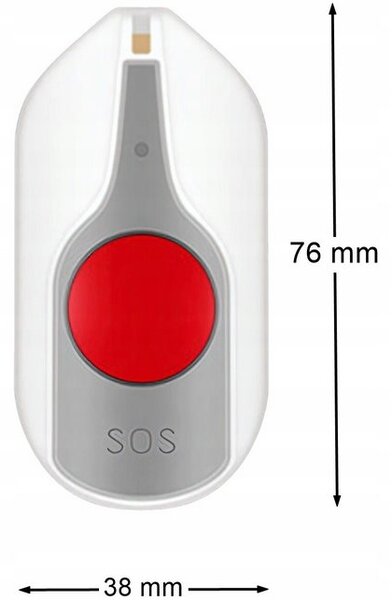 Bezdrátový zvonek OR-DB-MK-175/W s SOS tlačítkem, Tuya, dosah až 200m, bílá