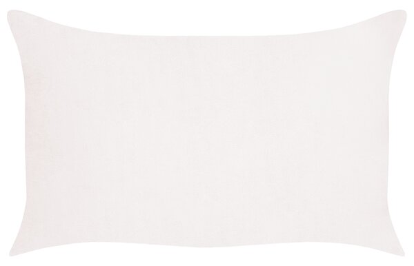 Sada 2 dekorativních polštářů MILLET 30 x 50 cm Manšestr Krémově bílá Geometrický vzor