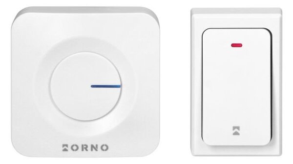 Bezdrátový zvonek ORNO OR-DB-MT-156/W, dosah až 200m, bílá