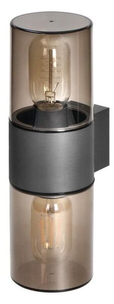 Venkovní svítidlo nástěnné ORNO AD-OP-6574GE27PP, IP54, 2xE27, max 2x15W, šedá