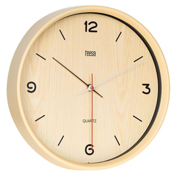 Nástěnné hodiny TEESA TSA0048 30cm, imitace světlé dřevo