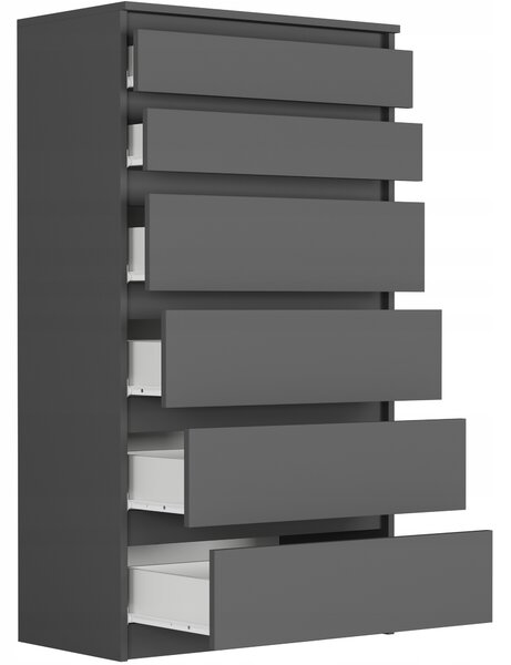 Komoda Risune (antracit). Akce -12%