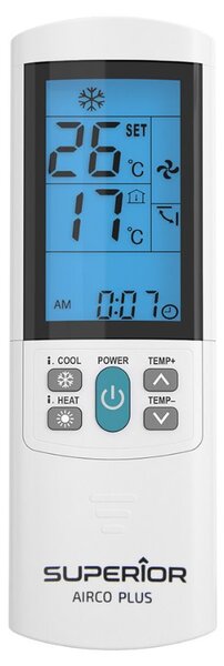 Univerzální dálkový ovladač SUPERIOR AIRCO Plus pro klimatizace