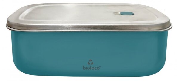 Chic.mic Nerezový svačinový box Bioloco Barva: Světle modrý