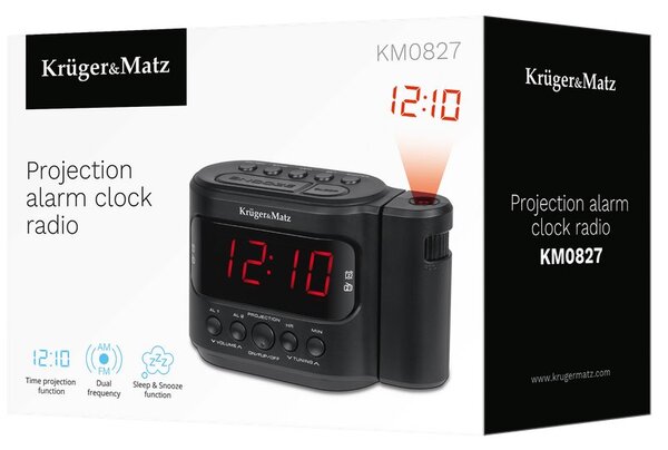 Radiobudík s projekcí Kruger&Matz KM0827